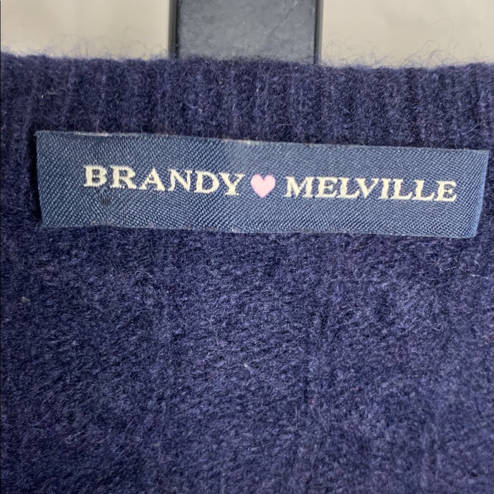 Brandy melville wool cashmere blend sweater vest small - Picture 2 of 6